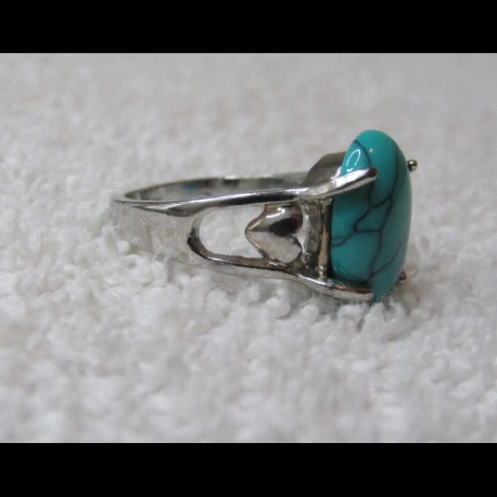 True Turquoise Silver Ring - Picture 4 of 4